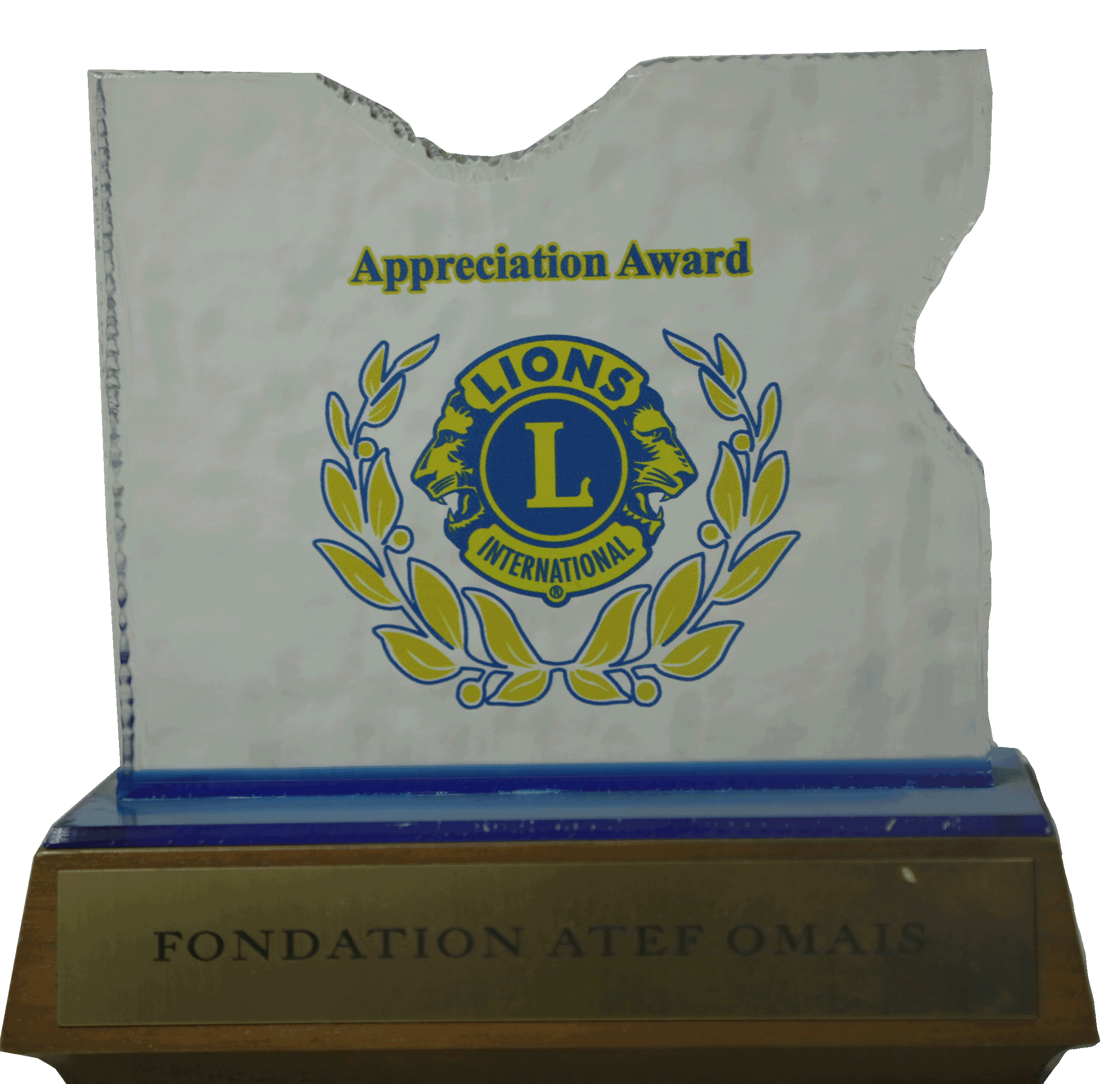 Appreciation Award Lion’s Club